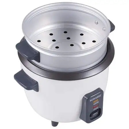 جهاز طهي الأرز والخضروات بالبخار من علامة سوناشي الفرنسية الموثوقة 2.8 لتر