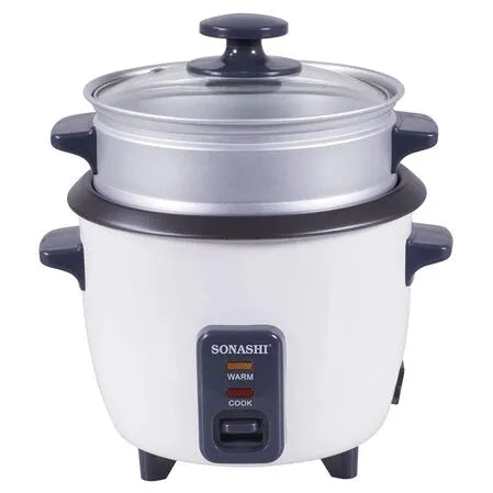 جهاز طهي الأرز والخضروات بالبخار من علامة سوناشي الفرنسية الموثوقة 2.8 لتر
