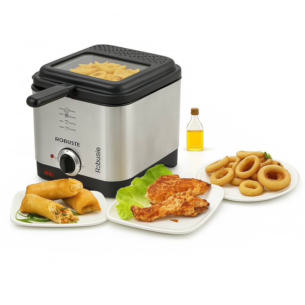 Friteuse Electrique Robuste- 1.5 litre قلاية الزيت روبيست عرض خاص 😍 تخفيضات الصيف 😍 غير ب 6900دج
