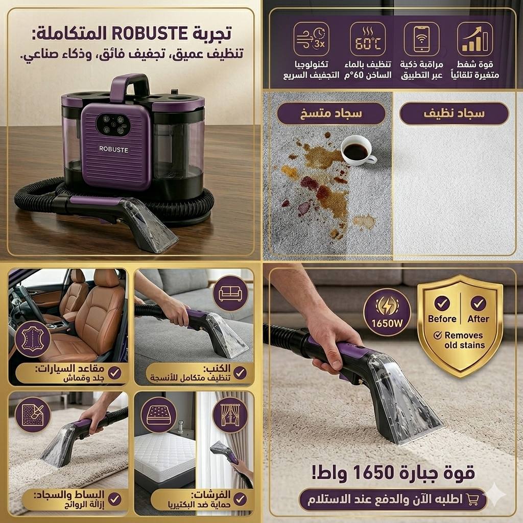 nettoyeur de taches robuste منظف البقع