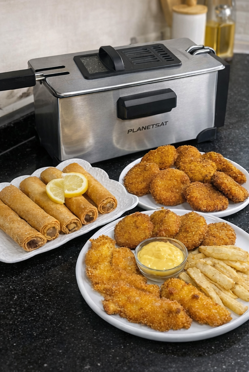 قلاية الزيت 3 لتر بقوة 2000 واط من علامة بلانت سات الفرنسية 🇫🇷